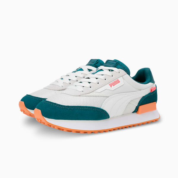 Future Rider Soft Women's Sneakers, Alpine Snow-Bright Melon, extralarge-IND