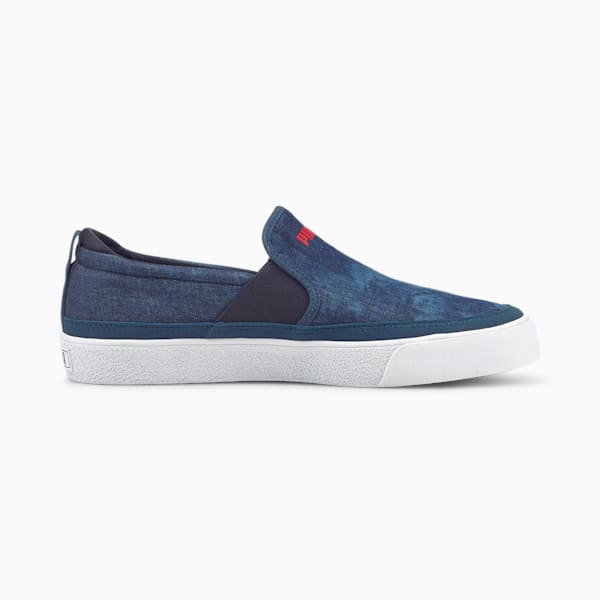 Bari Z Slip-On Indigo Unisex Trainers, Puma New Navy-High Risk Red, extralarge-IND