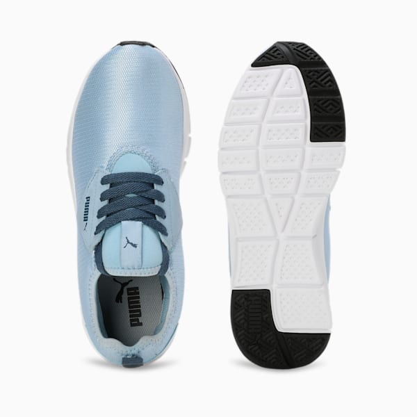 Camo Women's Sneakers, Placid Blue-Dark Denim, extralarge-IND