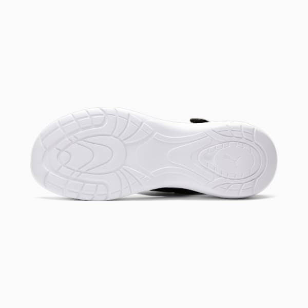 Sportie Women's Sandals, Puma Black-Puma White, extralarge
