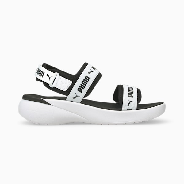 Sandalias Mujer, Puma White-Puma Black, extralarge