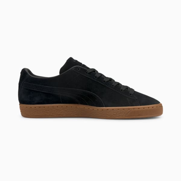 Suede Gum Men's Sneakers, Puma Black-Gum, extralarge