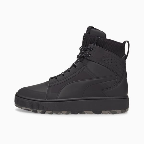 Suede Mid AD4PT Winter Sneakers, Puma Black-Dark Shadow, extralarge