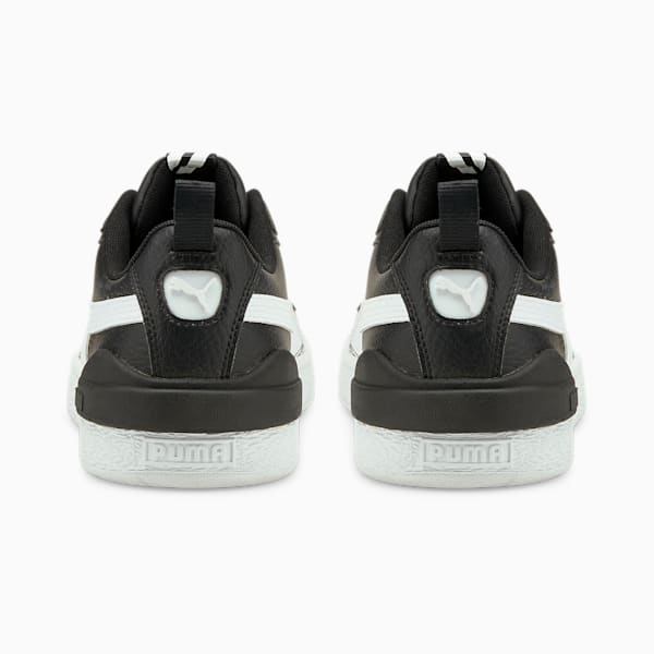 Suede Colour Block Unisex Sneakers, Puma Black-Puma White, extralarge-IND
