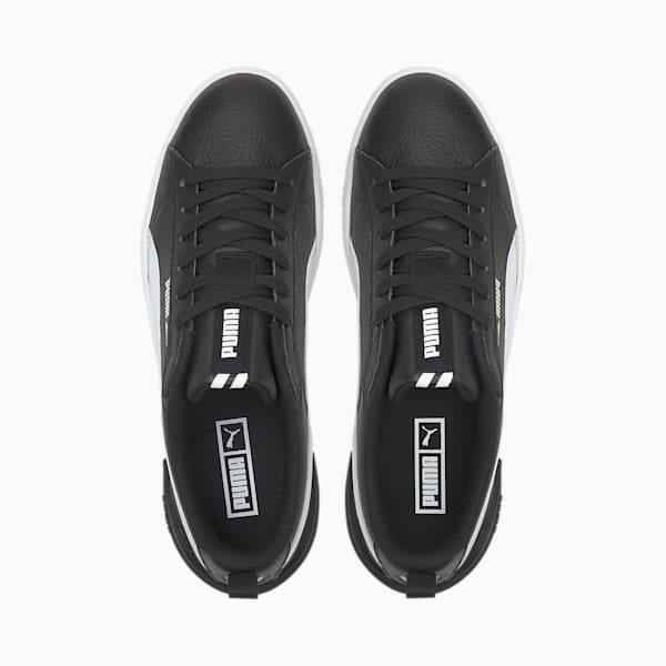 Suede Colour Block Unisex Sneakers, Puma Black-Puma White, extralarge-AUS