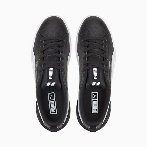 Suede Colour Block Unisex Sneakers, Puma Black-Puma White, extralarge-IND