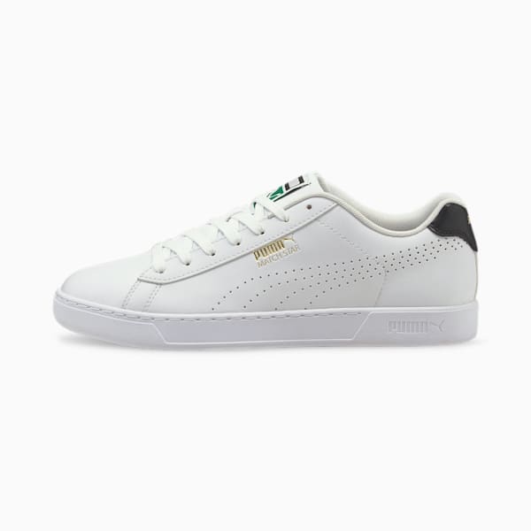 Match Star Perforated Sneakers, Puma White-Puma Black, extralarge-IND