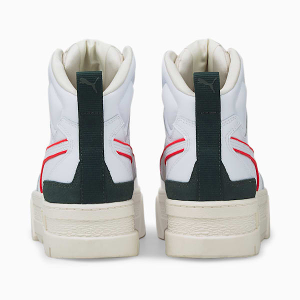 Mayze Mid PxP Women's Shoes, Puma White-Whisper White, extralarge-IND