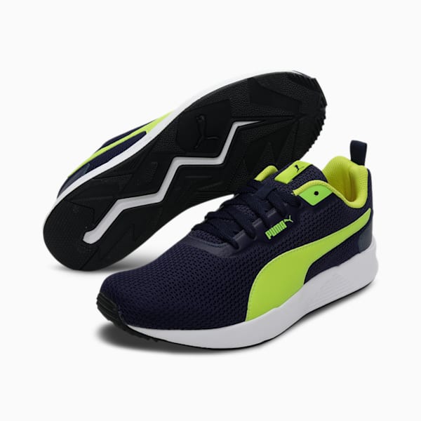 PUMA Humble Men's Sneakers, Peacoat-Limepunch, extralarge-IND