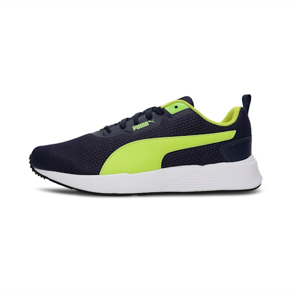 PUMA Humble Men's Sneakers, Peacoat-Limepunch, extralarge-IND