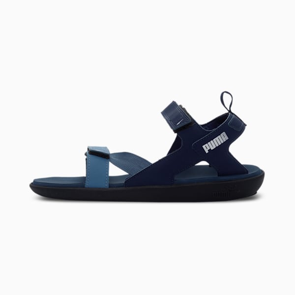 Zeal Men's Sandals, China Blue-Peacoat-Silver, extralarge-IND