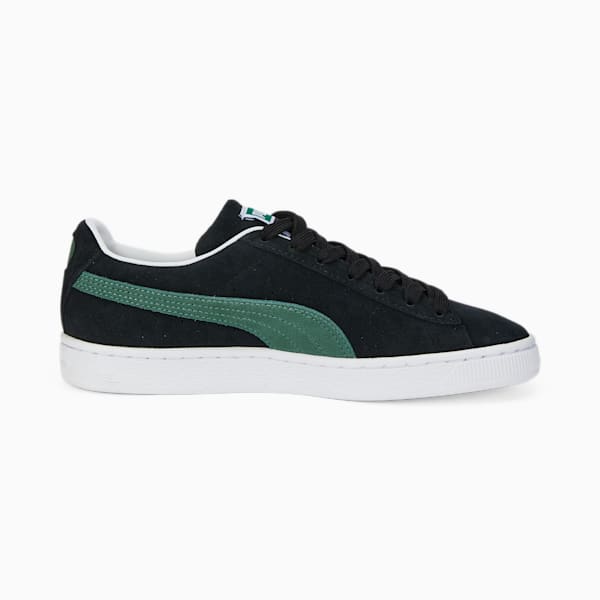Tenis para mujer Suede Classic XXI, Puma Black-Deep Forest-Puma White, extralarge