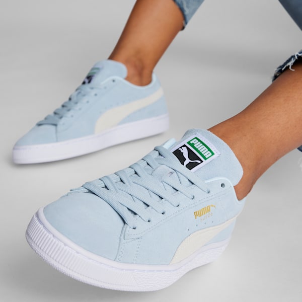 Suede Classic XXI Women's Sneakers, Icy Blue-PUMA White, extralarge