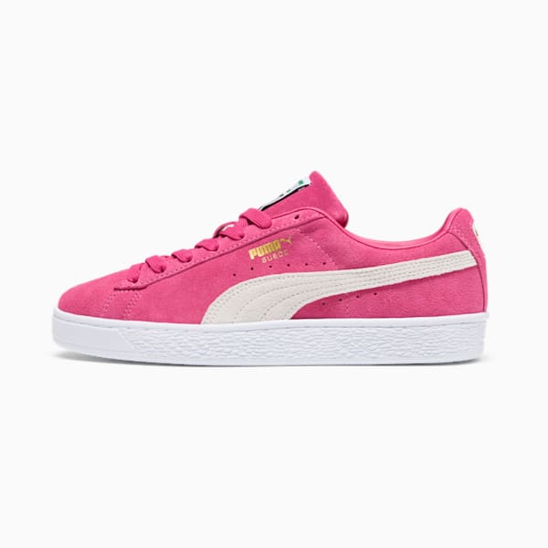 Suede Classic XXI Women's Sneakers, Garnet Rose-PUMA White, extralarge