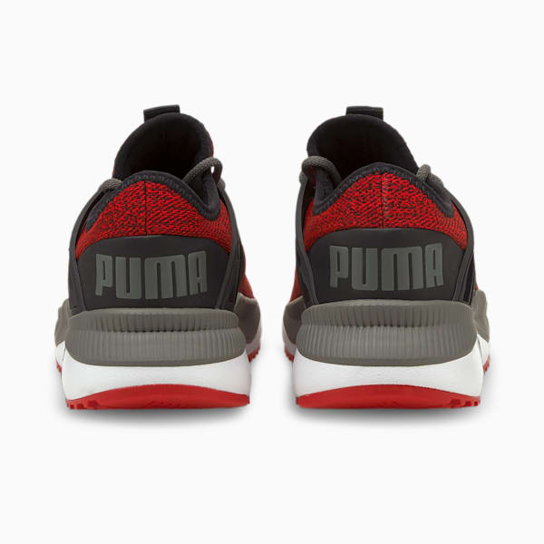Pacer Future Knit Kid's Sneakers, High Risk Red-Puma Black, extralarge-IND
