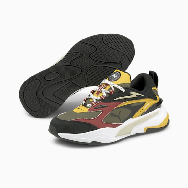 RS-Fast T4C Kid's Sneakers, Grape Leaf-Mineral Yellow, extralarge-IND