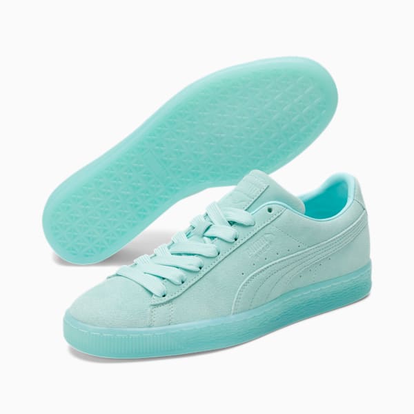 suede classic mono iced sneakers