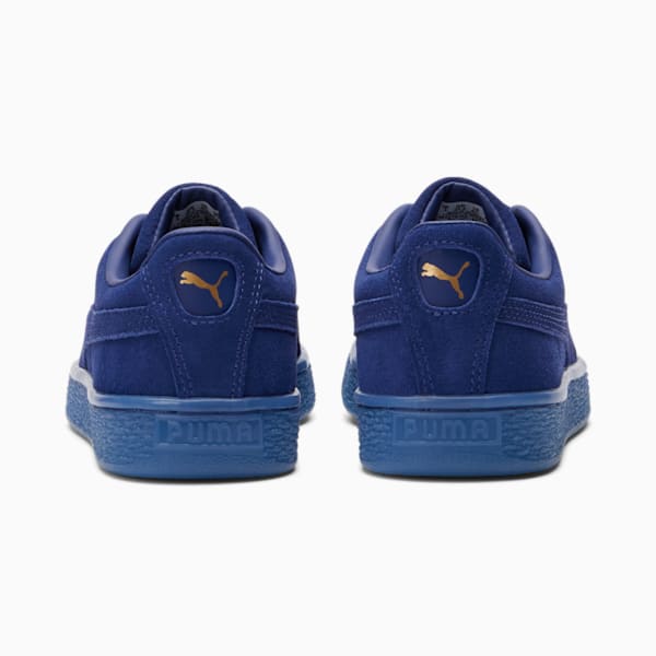 Suede Classic Mono Gold Sneakers Big Kids, Elektro Blue-Gold, extralarge