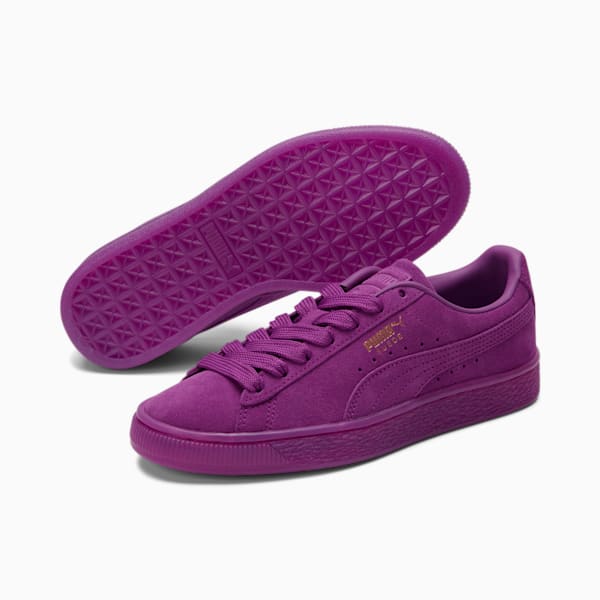 Suede Classic Mono Gold Sneakers Big Kids, Byzantium-Gold, extralarge