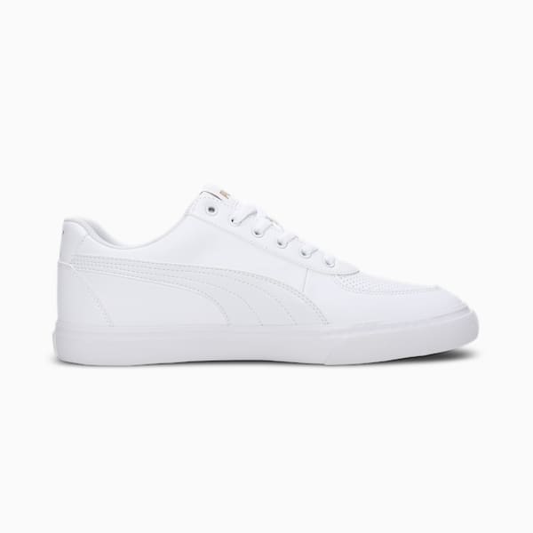 PUMA Dribble Men's Shoes, Puma White-Puma Team Gold, extralarge-IND
