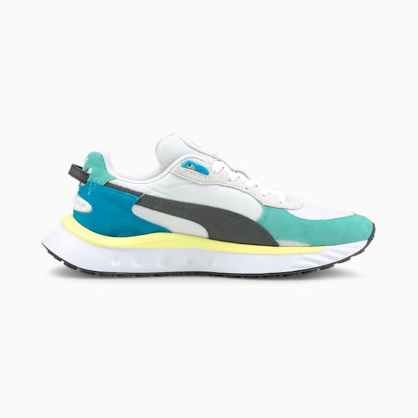 Wild Rider Rollin' Sneakers, Elektro Aqua-Puma White, extralarge-IND