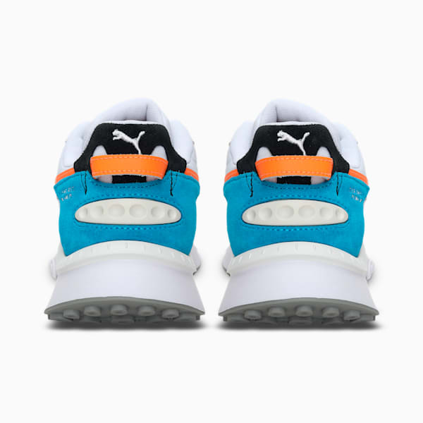 Wild Rider Rollin' Sneakers, Puma White-Orange Glow, extralarge-IND