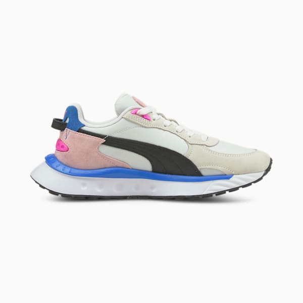 Wild Rider Rollin' Sneakers, Puma White-Pink Lady