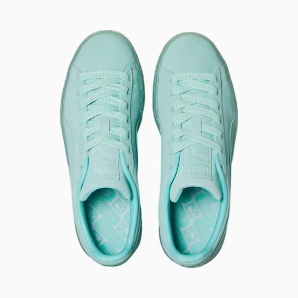 Suede Classic Mono Iced Women's Sneakers, ARUBA BLUE, extralarge
