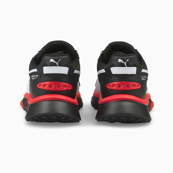 Wild Rider Route Unisex Sneakers, Puma Black-Poppy Red, extralarge-IND