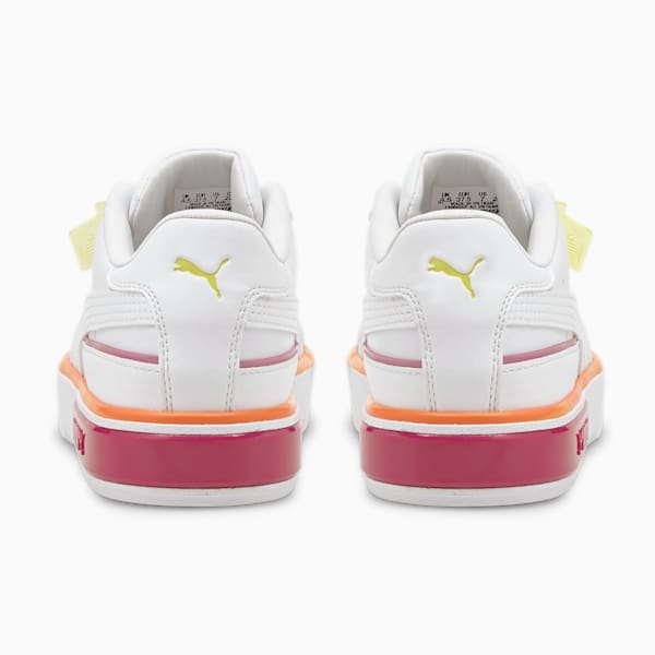 Cali Star City Lights Women's Sneakers, Puma White-Beetroot Purple-Orange Glow, extralarge
