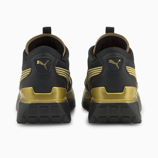 Metallic gold puma sneakers sale