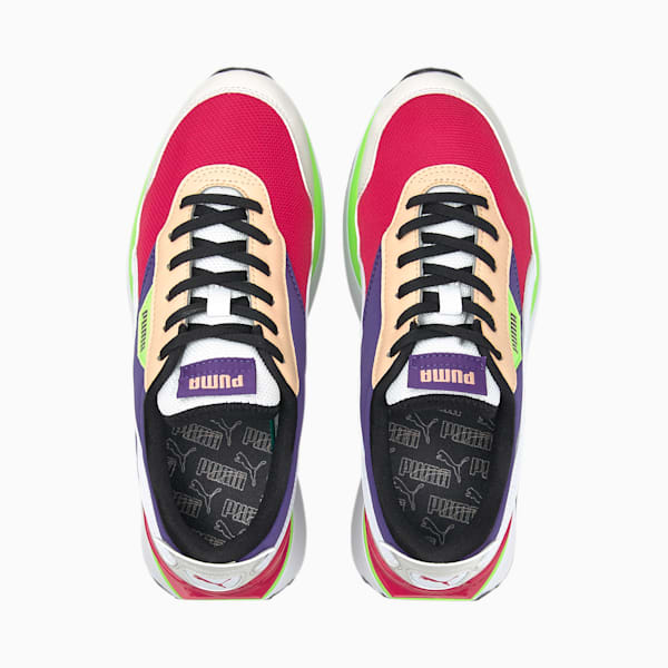 Cruise Rider Flair Women's Sneakers, Beetroot Purple-Prism Violet, extralarge-IND