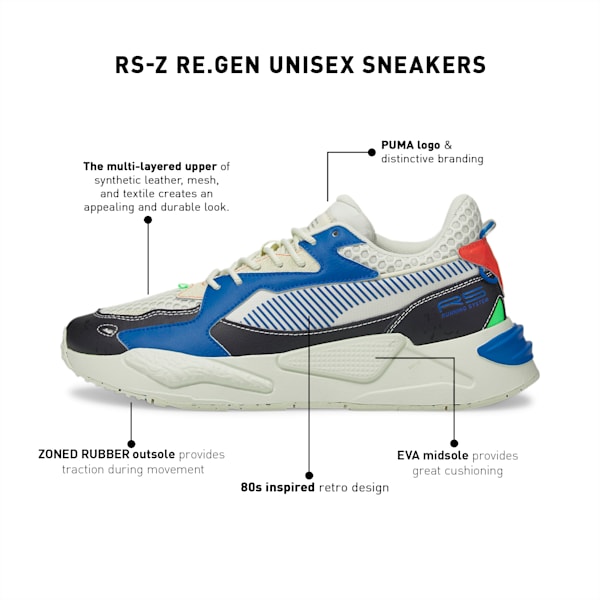 RS-Z RE.GEN Sneakers, Ivory Glow-Future Blue, extralarge-IND