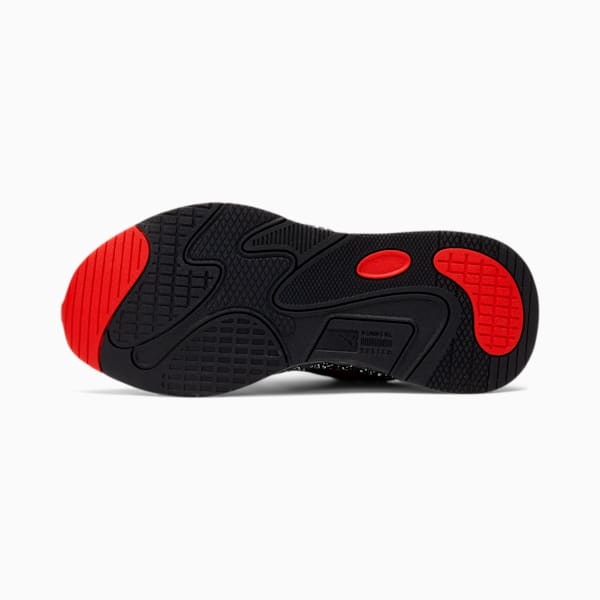 RS-Fast Airplane Mode Sneakers JR, Puma Black-CASTLEROCK-High Risk Red, extralarge
