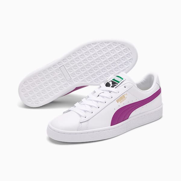Basket Classic XXI Women's Sneakers, Puma White-Byzantium, extralarge
