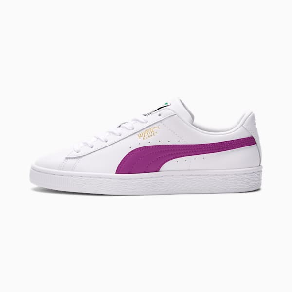 Basket Classic XXI Women's Sneakers, Puma White-Byzantium, extralarge