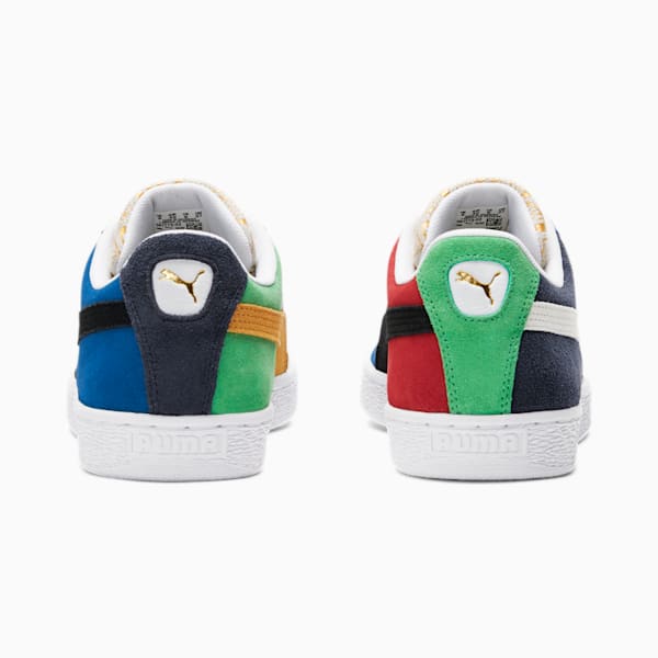 Suede Classix Men's Sneakers, Hg Rk Rd-Hny Mt-Kl Grn-Pm Rl, extralarge