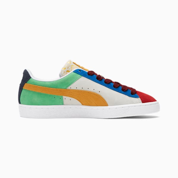 Suede Classix Men's Sneakers, Hg Rk Rd-Hny Mt-Kl Grn-Pm Rl, extralarge