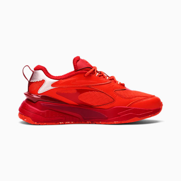 RS-Fast Caliente Sneakers JR, Tigerlily-Puma Silver-Barbados Cherry, extralarge