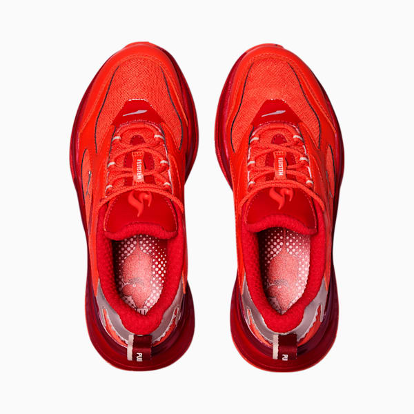 RS-Fast Caliente Sneakers JR, Tigerlily-Puma Silver-Barbados Cherry, extralarge