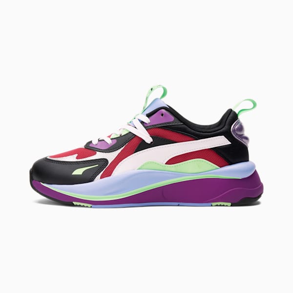 RS-Curve Berry Glitch Women's Sneakers, Virtual Pink-Puma White-Puma Black, extralarge