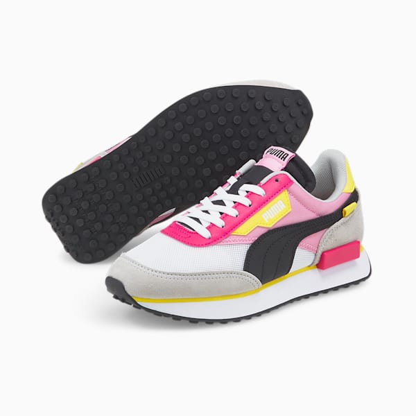 Future Rider Splash Youth Trainers, Puma White-PRISM PINK, extralarge-GBR