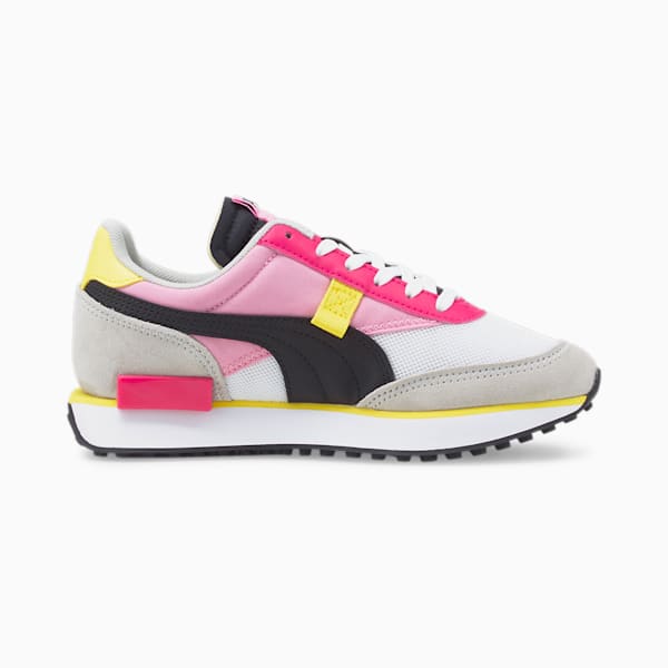 Future Rider Splash Youth Sneakers, Puma White-PRISM PINK, extralarge-IND