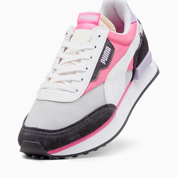 Future Rider Splash Youth Sneakers, Ash Gray-Strawberry Burst, extralarge-IND