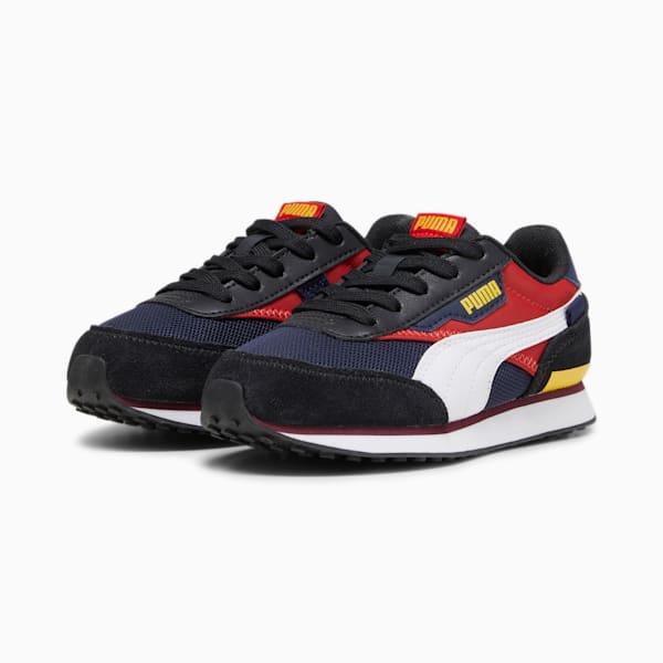 Future Rider Splash Kids' Trainers, PUMA Navy-For All Time Red, extralarge-GBR