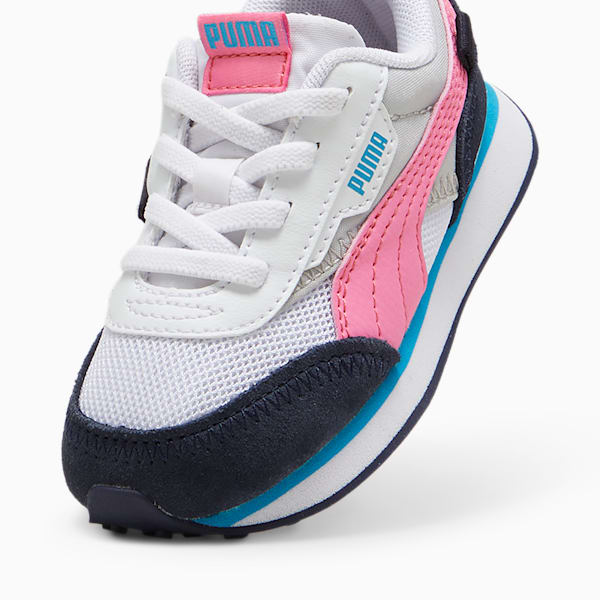 Tenis para bebés Future Rider Splash AC, PUMA White-Cool Light Gray, extralarge