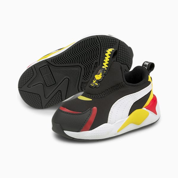 PUMA x PEANUTS RS-X³ Slip-On Toddler Sneakers, Puma Black-Puma White, extralarge