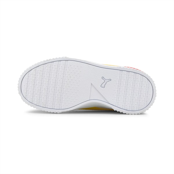 PUMA x PEANUTS Girl's Carina Sneakers, Puma White-Maize, extralarge-IND