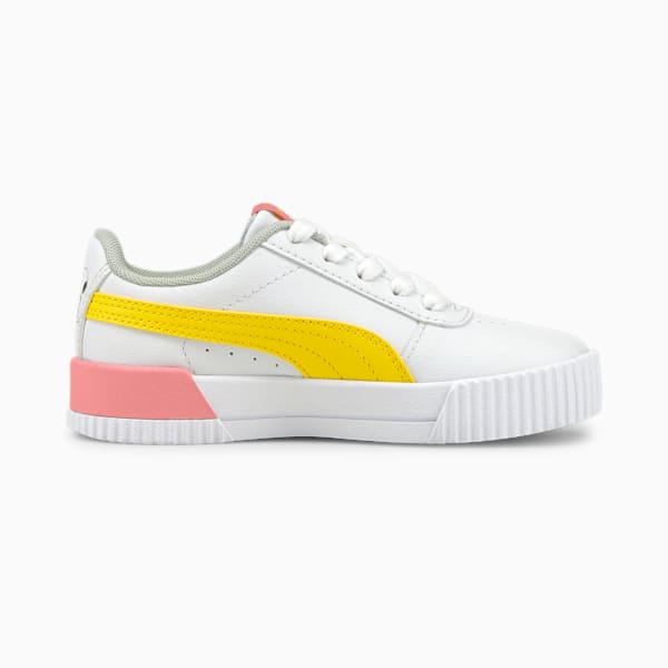 PUMA x PEANUTS Carina Little Kids' Sneakers, Puma White-Maize, extralarge