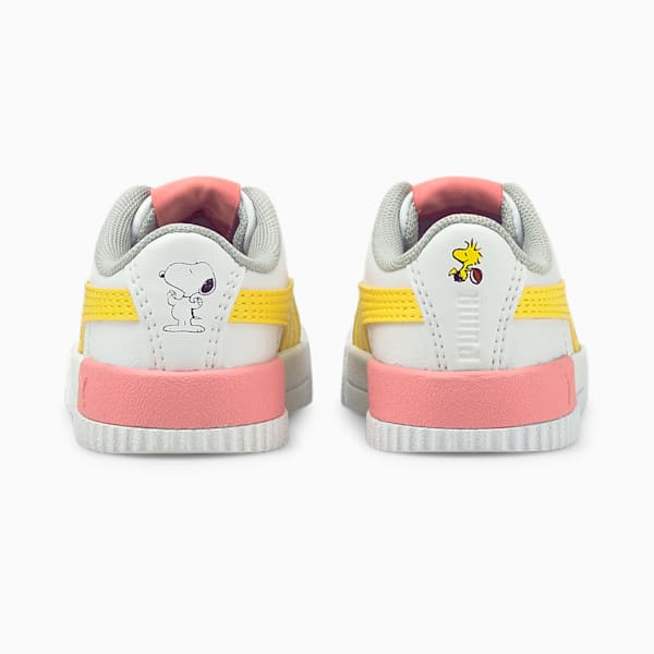 PUMA x PEANUTS Carina Toddler Sneakers, Puma White-Maize, extralarge